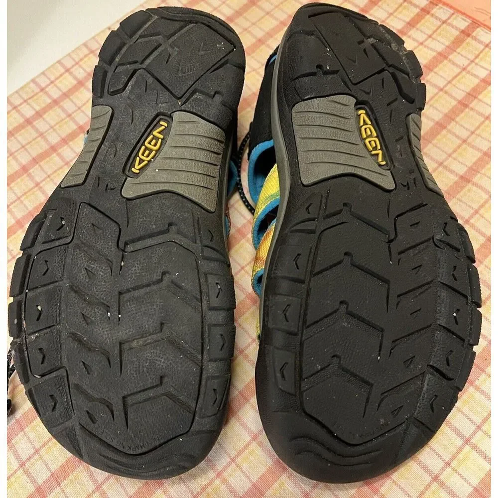 Keen‎ Rainbow Tie Dye Sandals Kids Youth Sz 4 Water Shoes Newport GUC